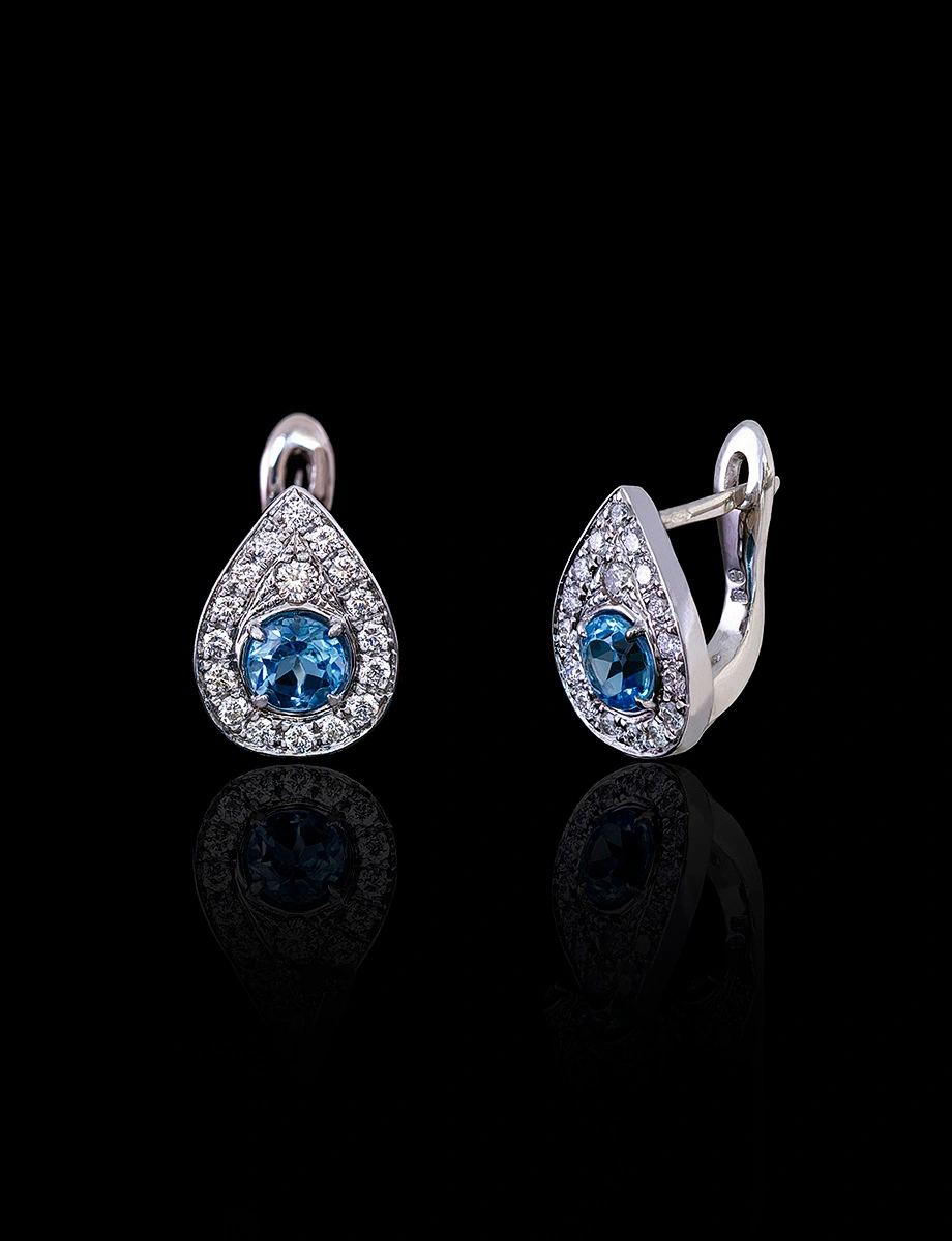 omalgami-earrings blue drop
